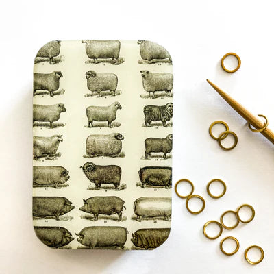 Boîte Métallique pour Accessoires MOUTONS ET COCHONS de FIREFLY NOTES